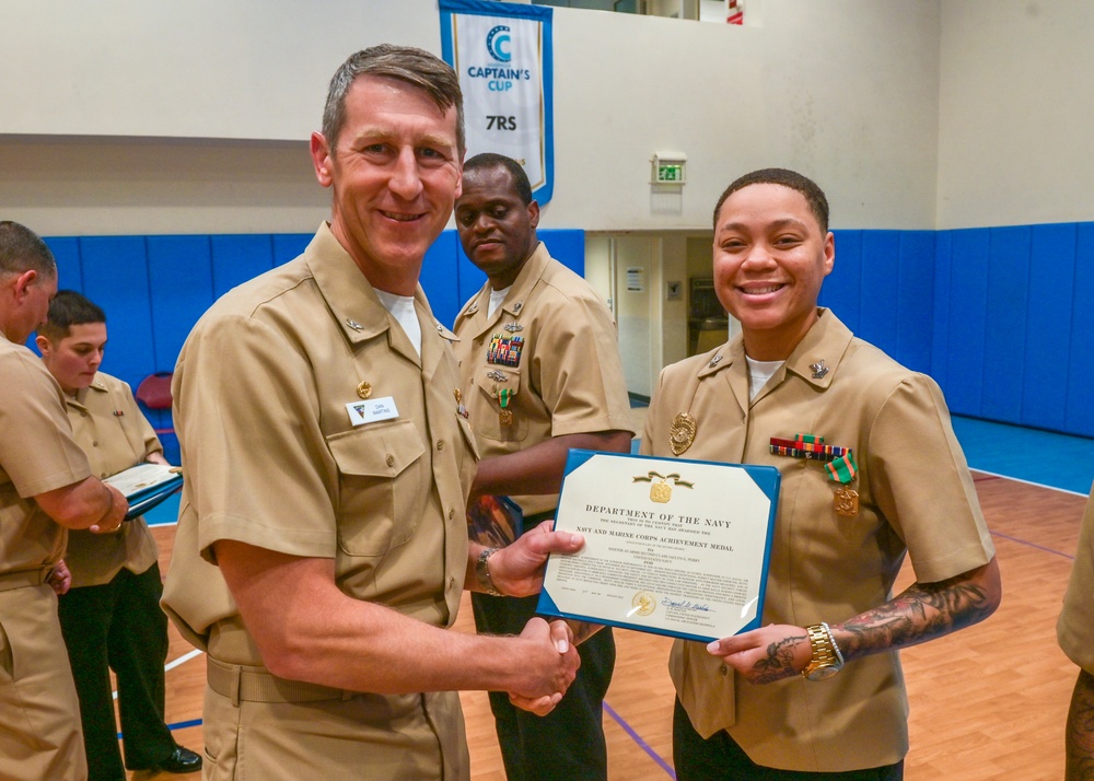 August 2025 Award at Quarters on Naval Air Station Sigonella