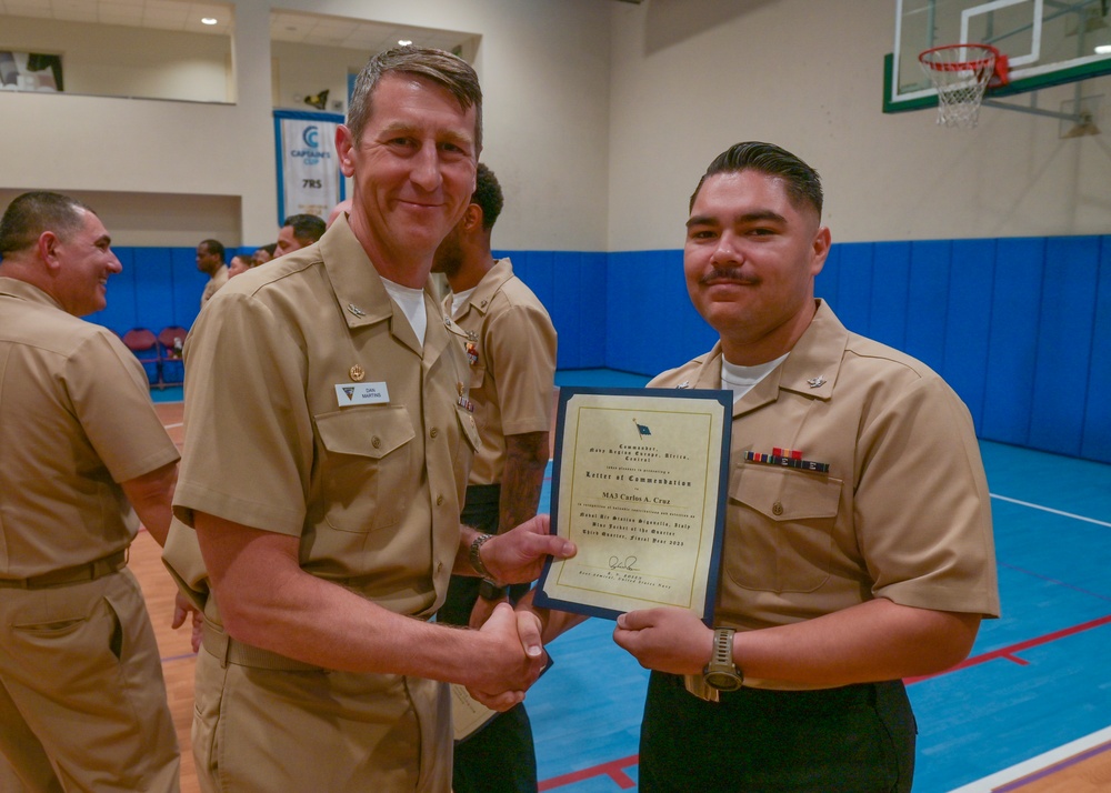 August 2025 Award at Quarters on Naval Air Station Sigonella