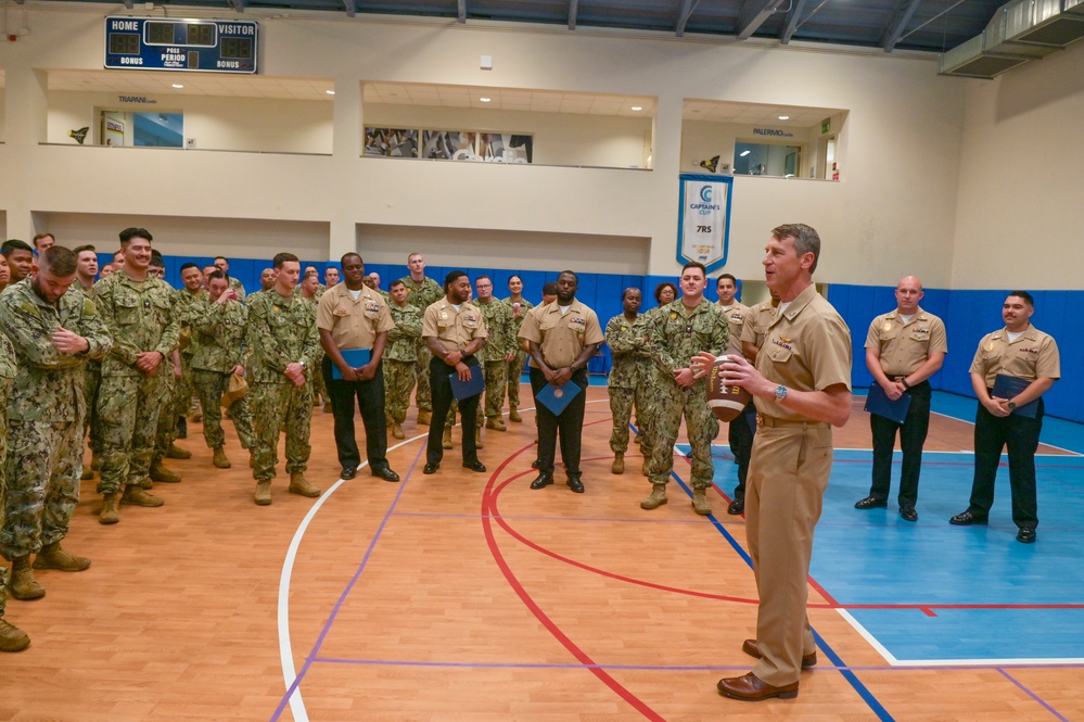August 2025 Award at Quarters on Naval Air Station Sigonella