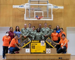 U.S. Navy Sailors Help Okinawan Childcare Center Beat the Heat