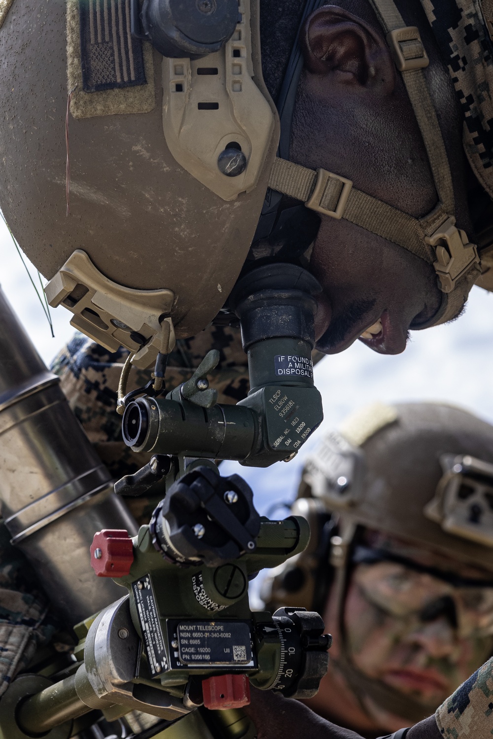 12th LCT Marines Execute a Mortar Range