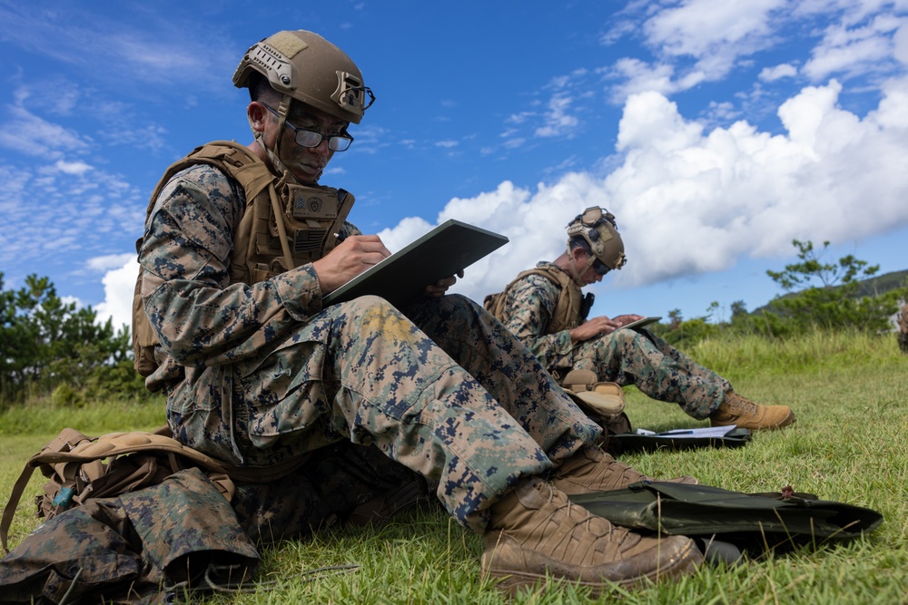 12th LCT Marines Execute a Mortar Range