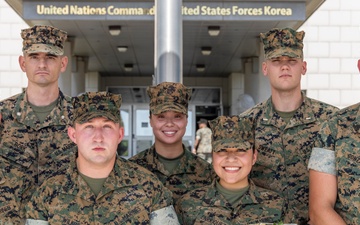 MARFORK Marine meritoriously promotes to Sergeant