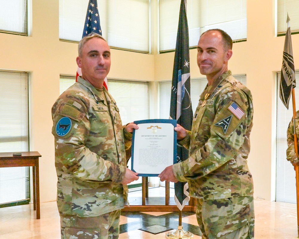 5th Space Warning Squadron Detachment 1 Change of Command Ceremony
