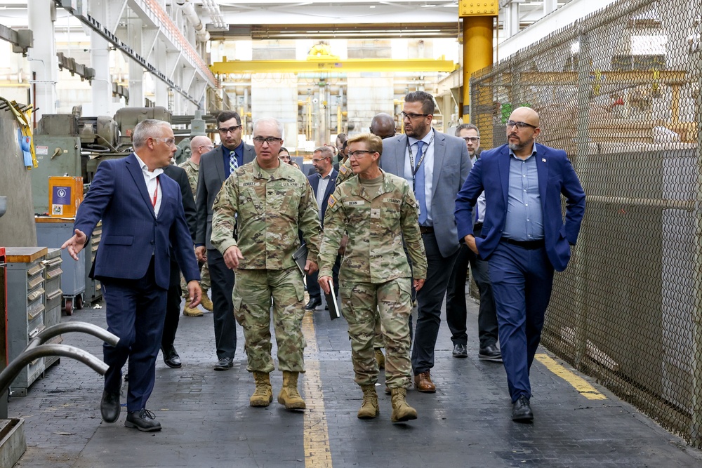 Behn Visits Watervliet Arsenal, highlights Army transformation, modernization
