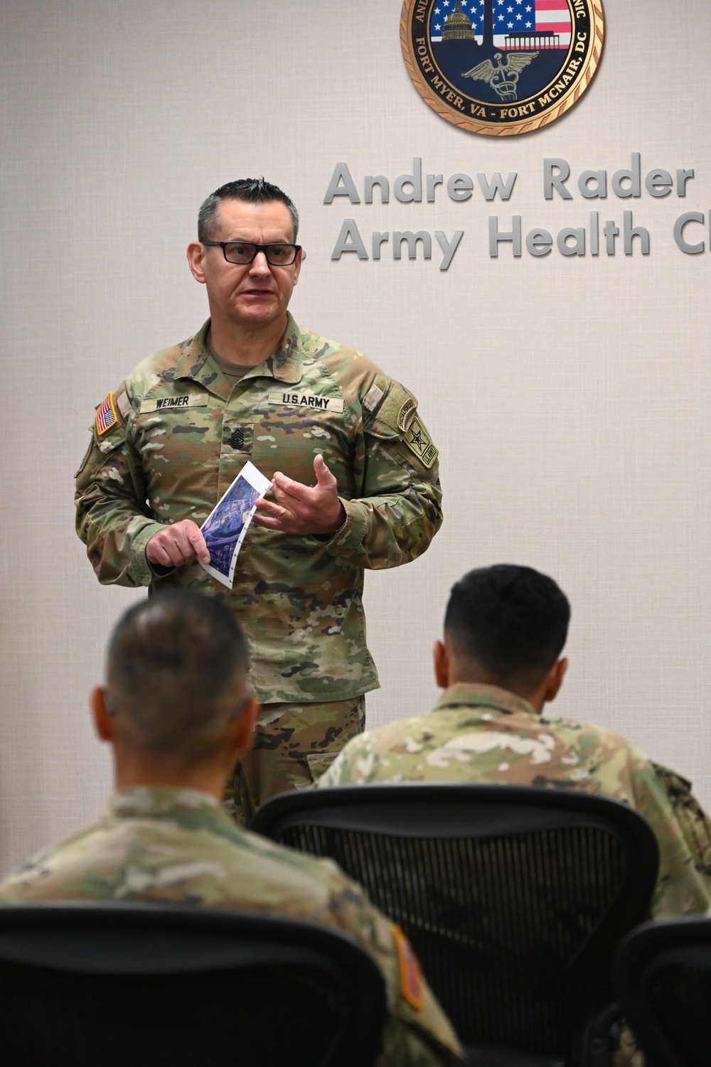 SMA Weimer Visits Rader Clinic