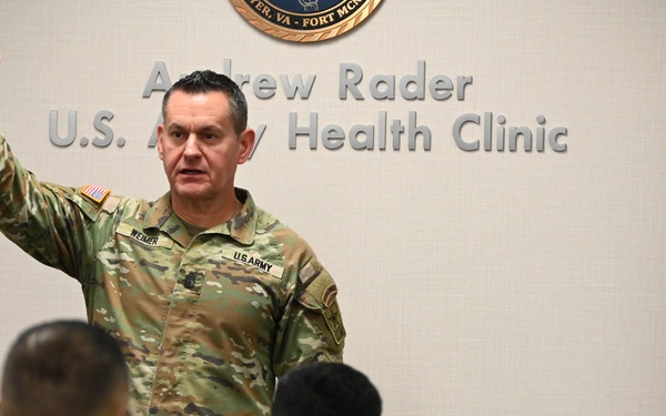 SMA Weimer Visits Rader Clinic