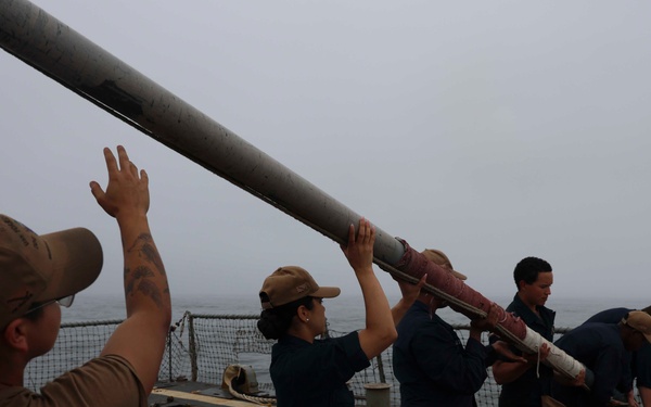 USS FORREST SHERMAN (DDG 98) SEA AND ANCHOR.
