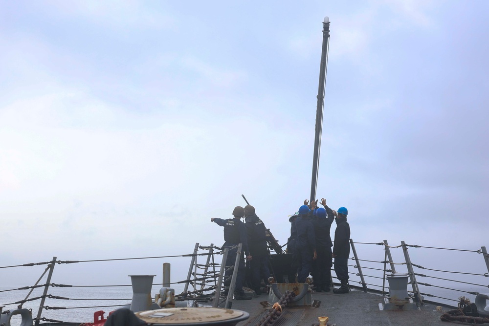USS FORREST SHERMAN (DDG 98) SEA AND ANCHOR.
