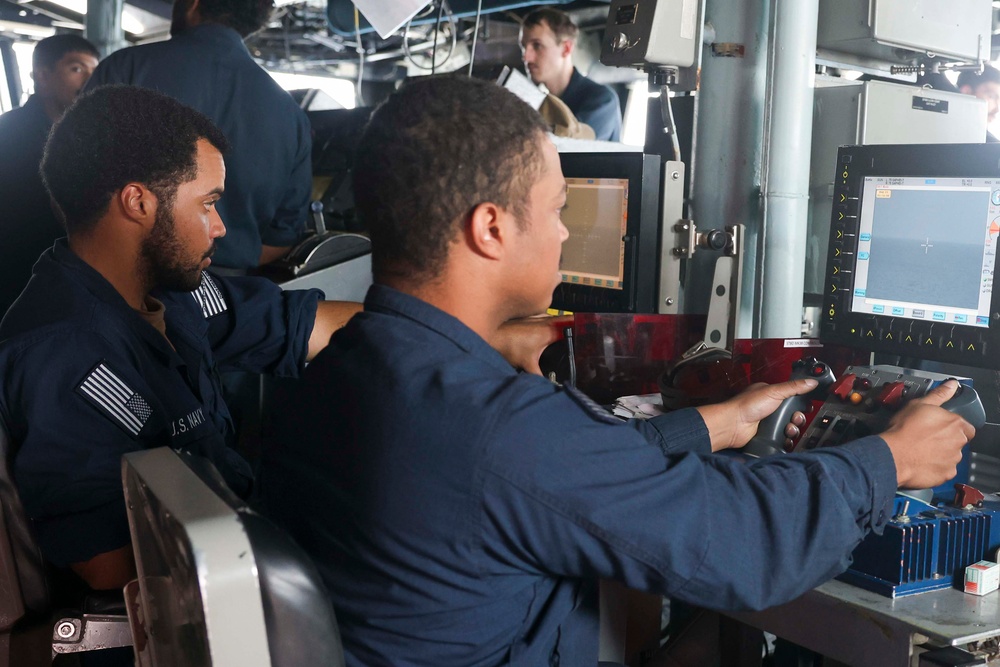 USS FORREST SHERMAN (DDG 98) DAILY OPERATIONS.