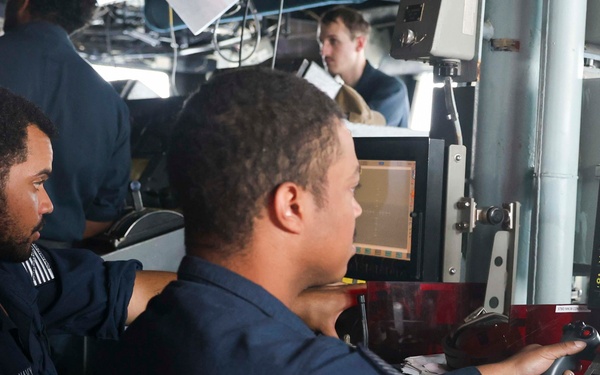 USS FORREST SHERMAN (DDG 98) DAILY OPERATIONS.