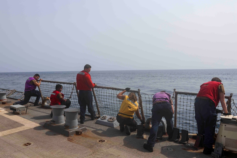 USS FORREST SHERMAN (DDG 98) DAILY OPERATIONS.