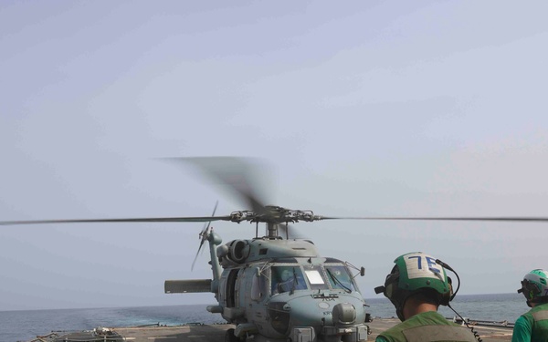 USS FORREST SHERMAN (DDG 98) DAILY OPERATIONS.