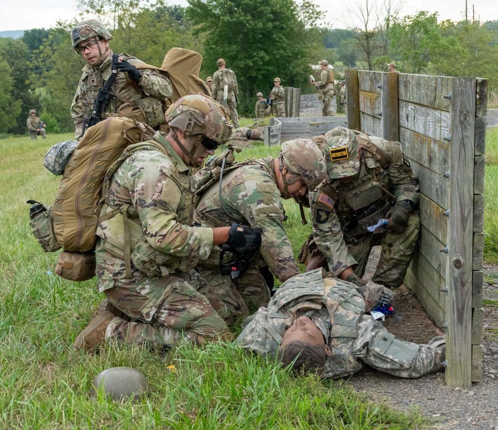 Future Army medics undergo rigorous field training exercise at Fort Indiantown Gap