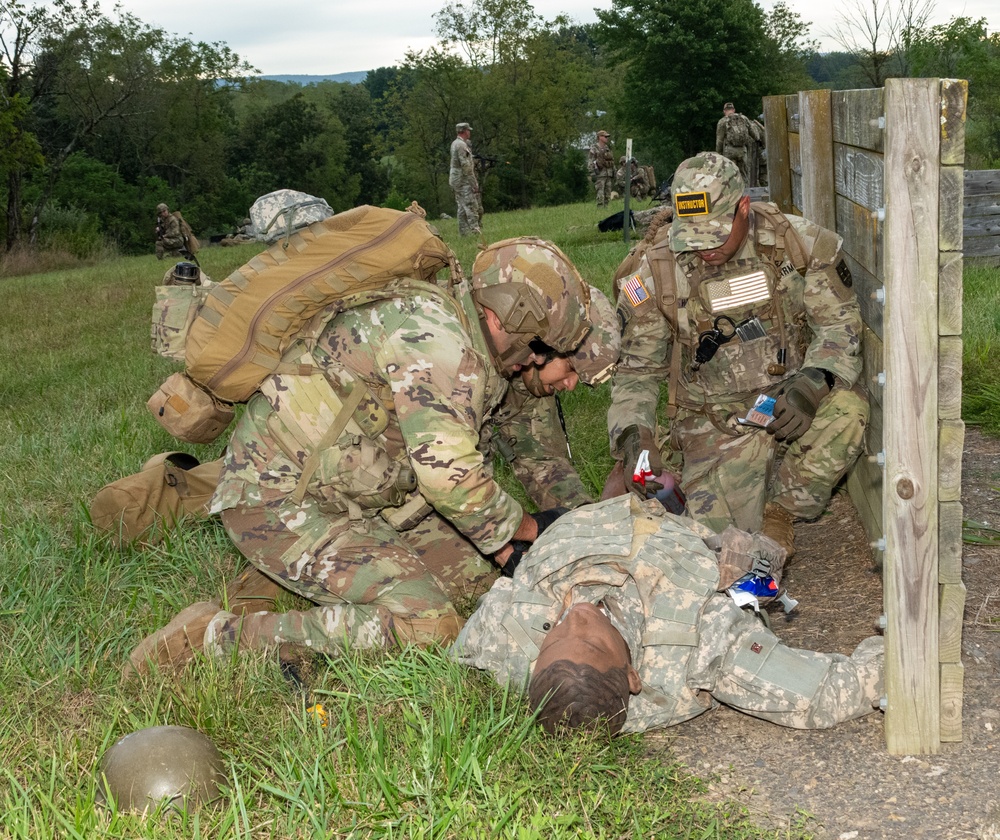 Future Army medics undergo rigorous field training exercise at Fort Indiantown Gap