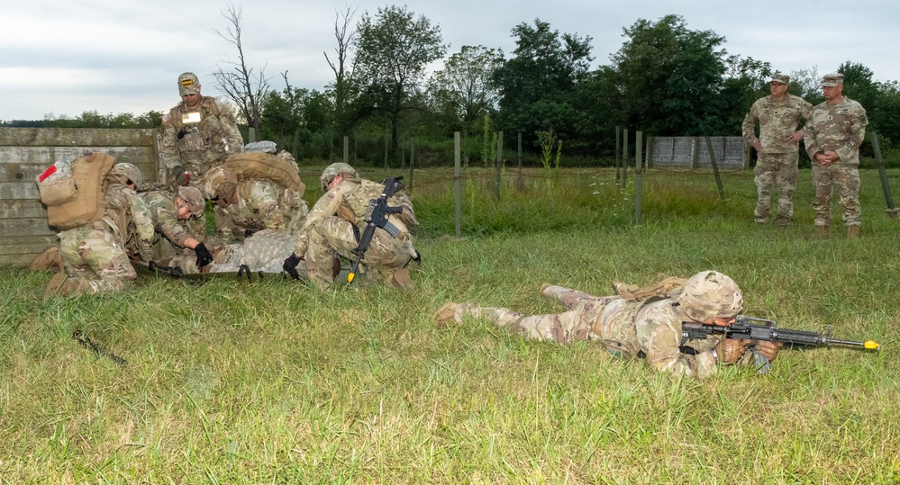 Future Army medics undergo rigorous field training exercise at Fort Indiantown Gap