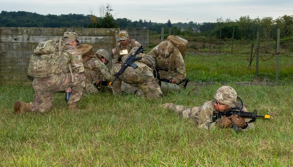 Future Army medics undergo rigorous field training exercise at Fort Indiantown Gap
