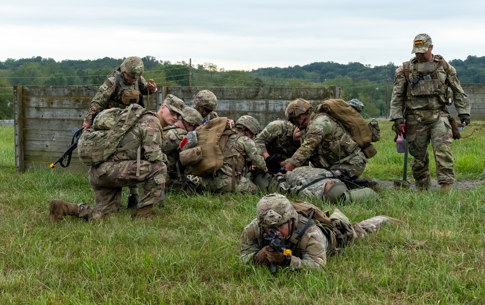 Future Army medics undergo rigorous field training exercise at Fort Indiantown Gap