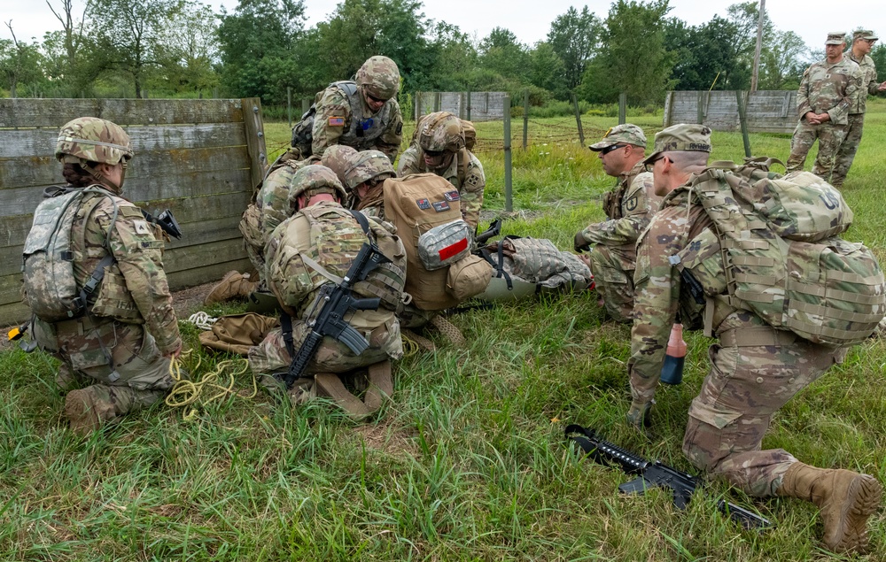 Future Army medics undergo rigorous field training exercise at Fort Indiantown Gap