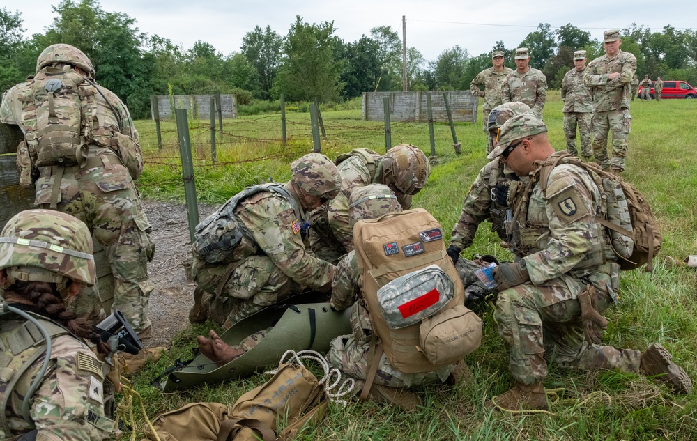 Future Army medics undergo rigorous field training exercise at Fort Indiantown Gap