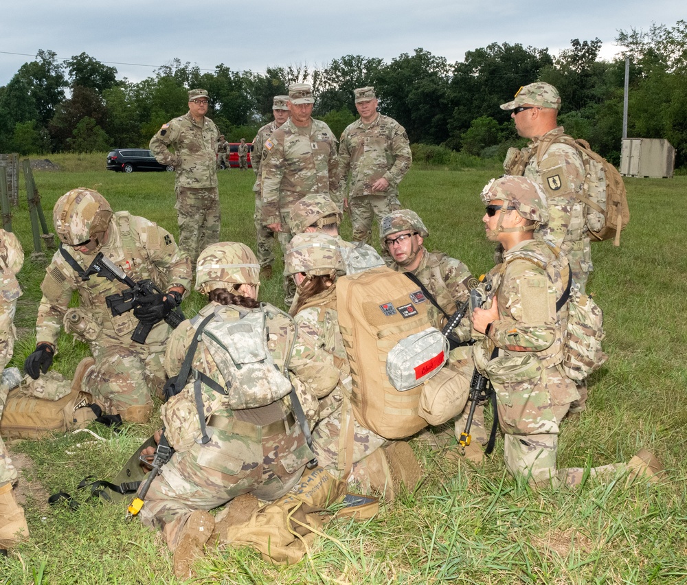 Future Army medics undergo rigorous field training exercise at Fort Indiantown Gap