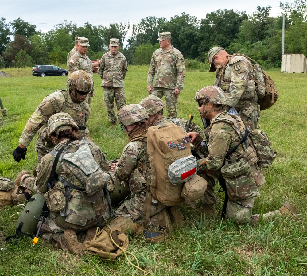 Future Army medics undergo rigorous field training exercise at Fort Indiantown Gap