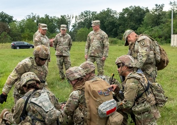 Future Army medics undergo rigorous field training exercise at Fort Indiantown Gap