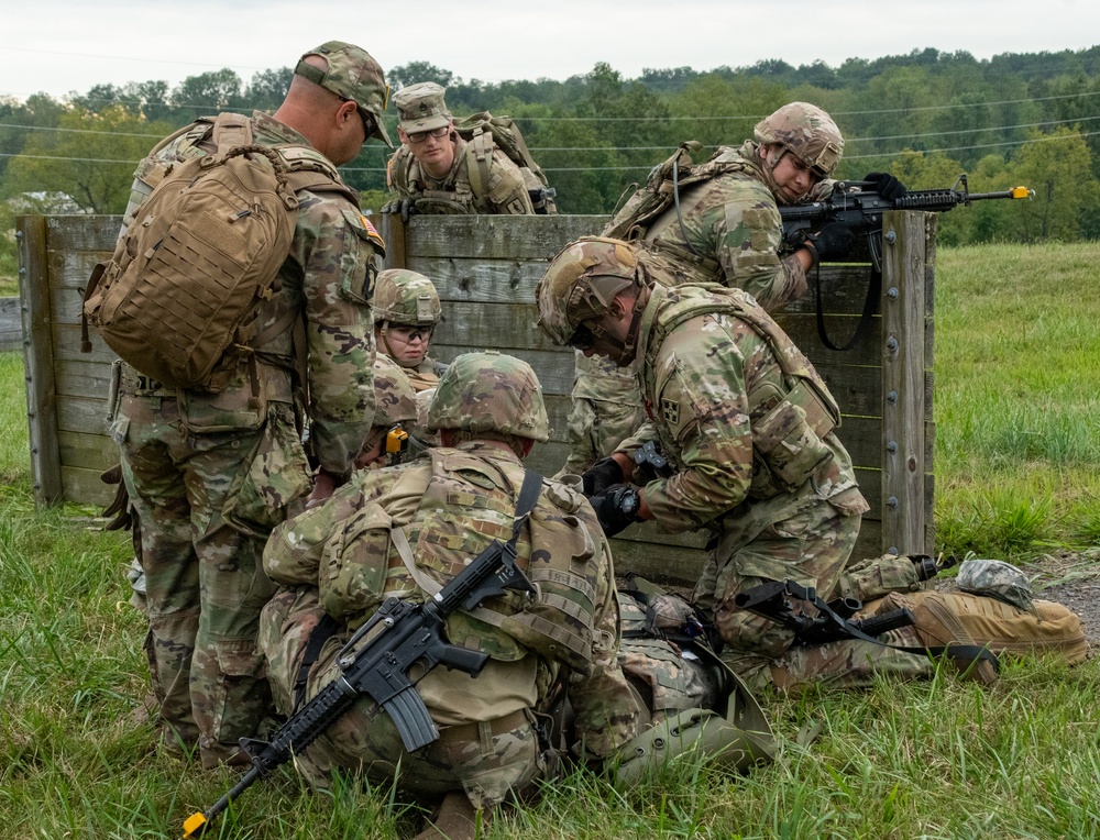 Future Army medics undergo rigorous field training exercise at Fort Indiantown Gap