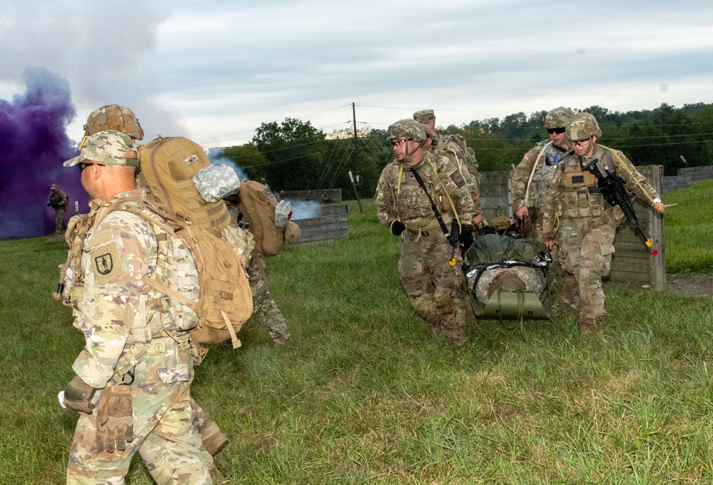 Future Army medics undergo rigorous field training exercise at Fort Indiantown Gap