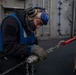 USS Gerald R. Ford (CVN 78) Sailor Prepares from Flight Operations