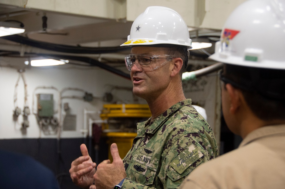 Commander, NAVSUP WSS visits USS Ronald Reagan