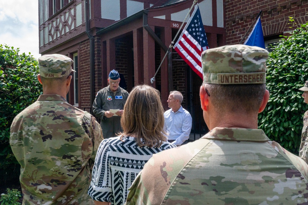 Three Generations of Air Power: McMullen House Dedication