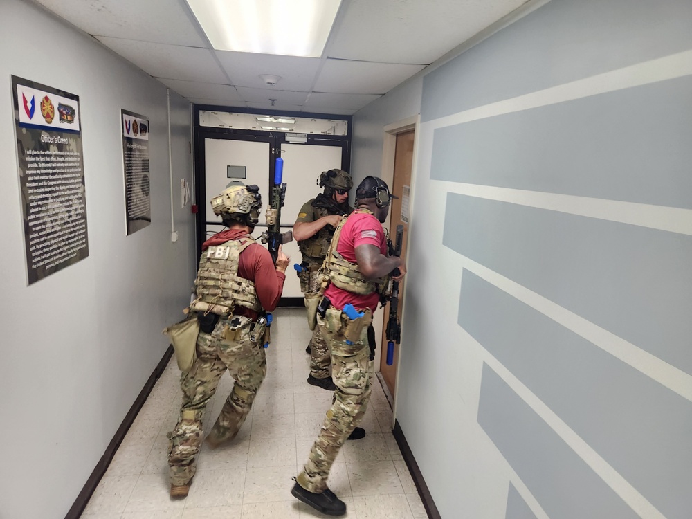 Fort Buchanan promotes vigilance with an active shooter drill in conjunction with the FBI