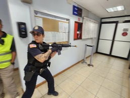 Fort Buchanan promotes vigilance with an active shooter drill in conjunction with the FBI