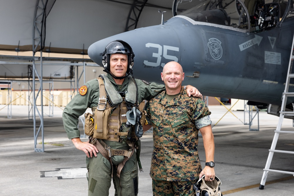 Deputy Commandant of Combat Development and Integration visits VMA-223