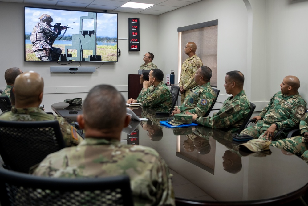 State Partnership Program Honduran and Dominican Republic armed forces leadership visit the 156th Wing