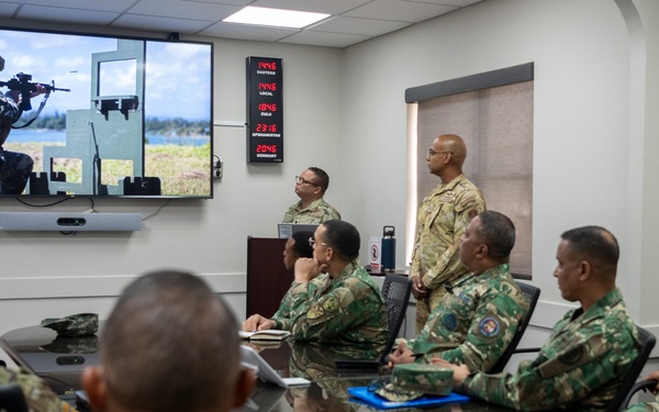 State Partnership Program Honduran and Dominican Republic armed forces leadership visit the 156th Wing