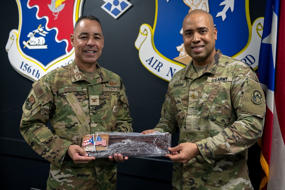 State Partnership Program Honduran and Dominican Republic armed forces leadership visit the 156th Wing
