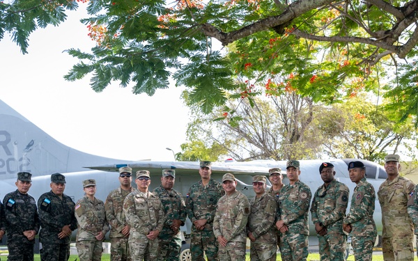 State Partnership Program Honduran and Dominican Republic armed forces leadership visit the 156th Wing