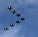 CVW-8 F/A-18 Super Hornets Conduct Flight Operations with Royal Norwegian Air Force F-35 Lightning IIs