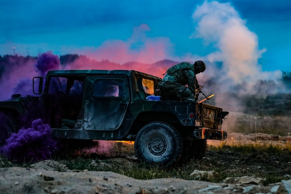 Trench Assault Training