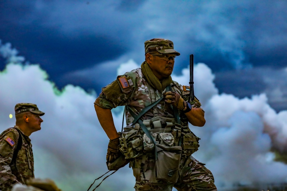 JMTGU Trench fighting exercise