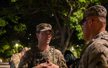 DCNG Commanding General Meets with Soldiers Supporting the D.C. Safe and Beautiful Task Force
