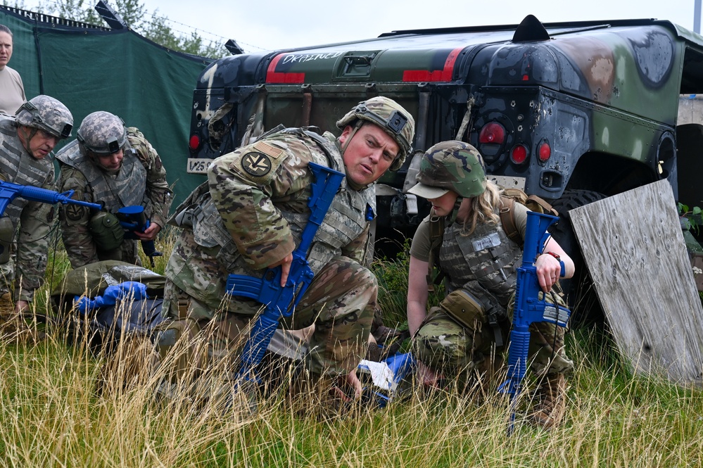 Under Fire and Under Pressure 168th Medics Train for Real-World Combat Casualty Care