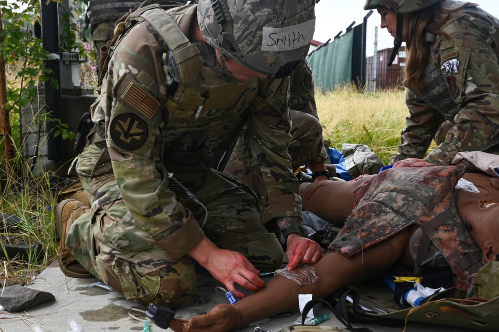 Under Fire and Under Pressure 168th Medics Train for Real-World Combat Casualty Care