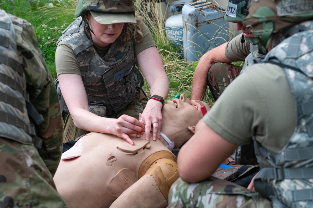 Under Fire and Under Pressure 168th Medics Train for Real-World Combat Casualty Care