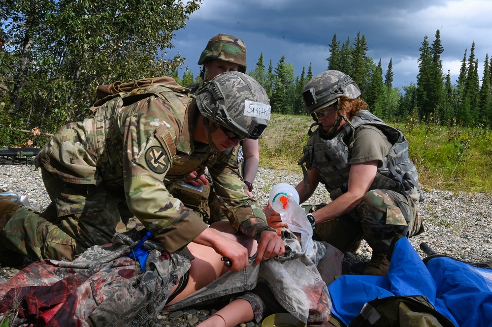 Under Fire and Under Pressure 168th Medics Train for Real-World Combat Casualty Care