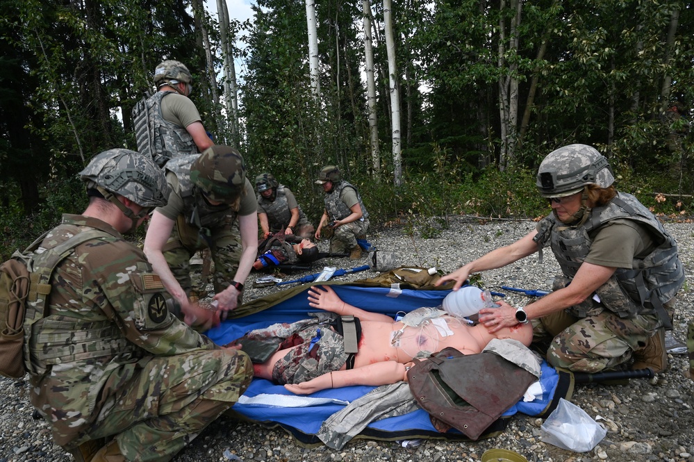 Under Fire and Under Pressure 168th Medics Train for Real-World Combat Casualty Care