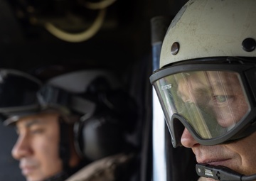 Maj. Gen. Jason Woodworth and his wife, Renee Woodworth, visit MCAS Cherry Point