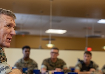 Maj. Gen. Jason Woodworth and his wife, Renee Woodworth, visit MCAS Cherry Point
